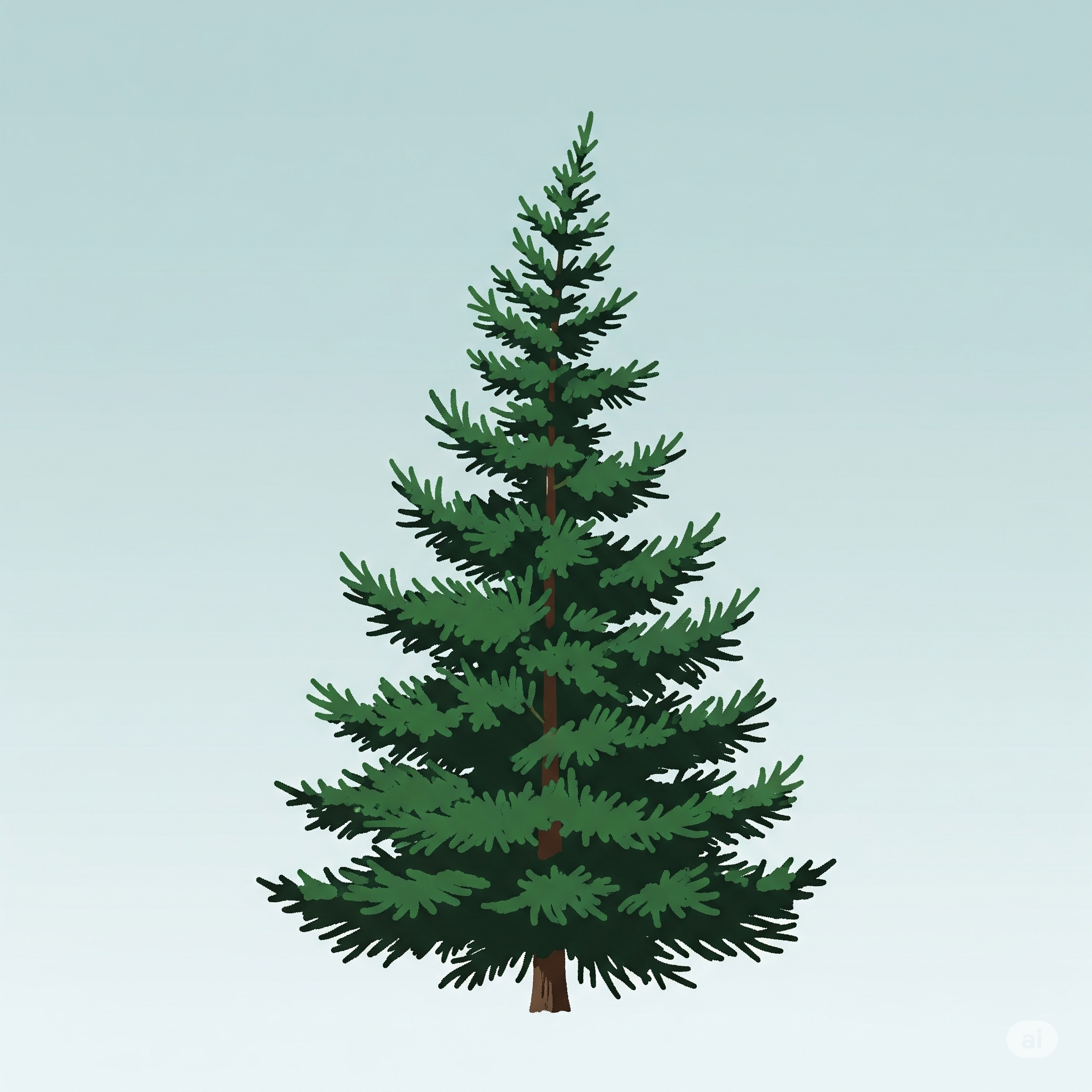 Simple evergreen tree representing stability for Spruce Group LLC
